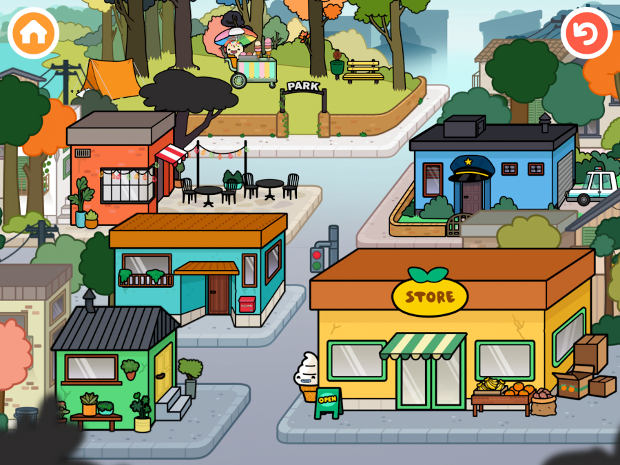 imagen 1 de Organizar una ciudad es un juego de niños en Toca Town.