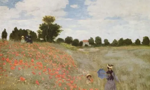 Les Coquelicots. Claude-Oscar Monet.