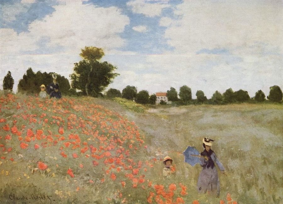 Les Coquelicots. Claude-Oscar Monet.
