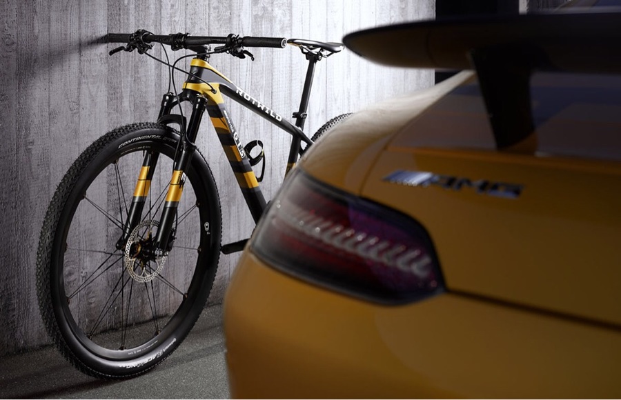 imagen 5 de Una bicicleta de montaña inspirada en el Mercedes-AMG GT.