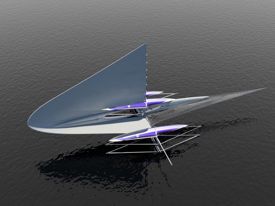 imagen 8 de El trimarán solar más vanguardista del mundo.