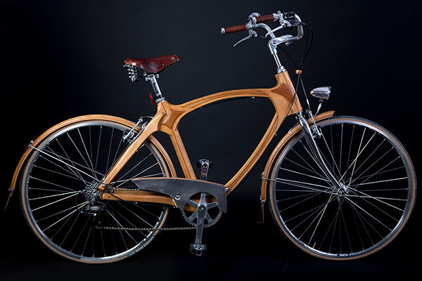imagen 1 de Kardam, bicicletas de madera artesanales, hechas en España.