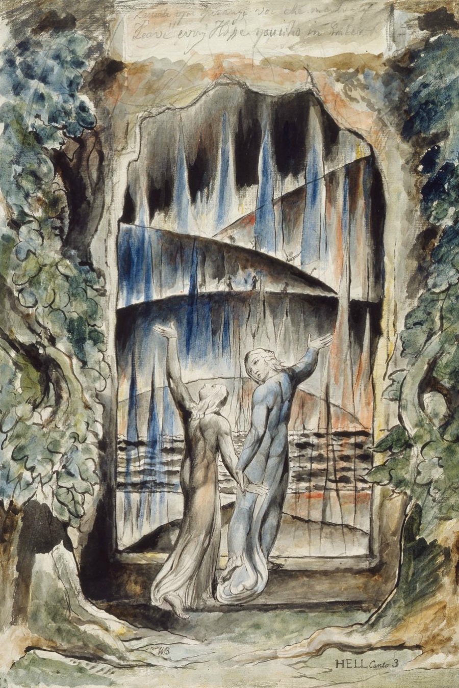imagen 3 de La Divina Comedia según William Blake.
