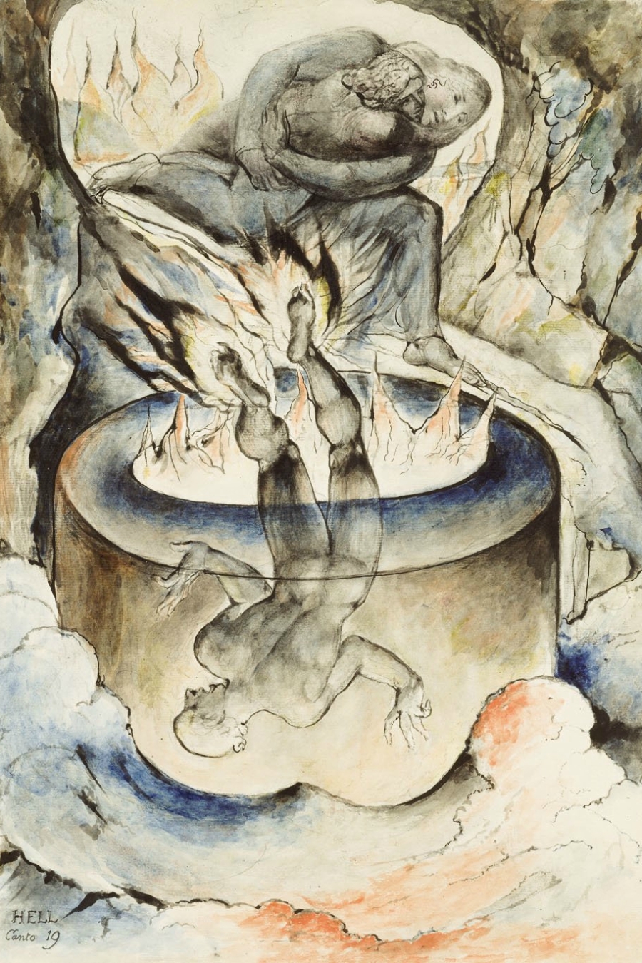 imagen 8 de La Divina Comedia según William Blake.