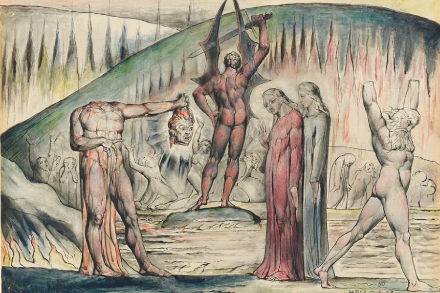 imagen 9 de La Divina Comedia según William Blake.