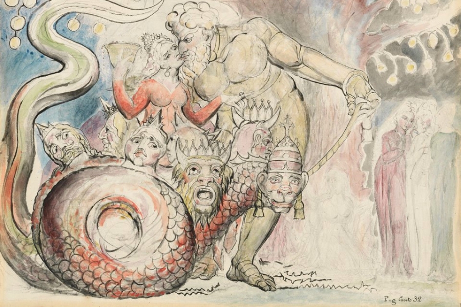 imagen 12 de La Divina Comedia según William Blake.