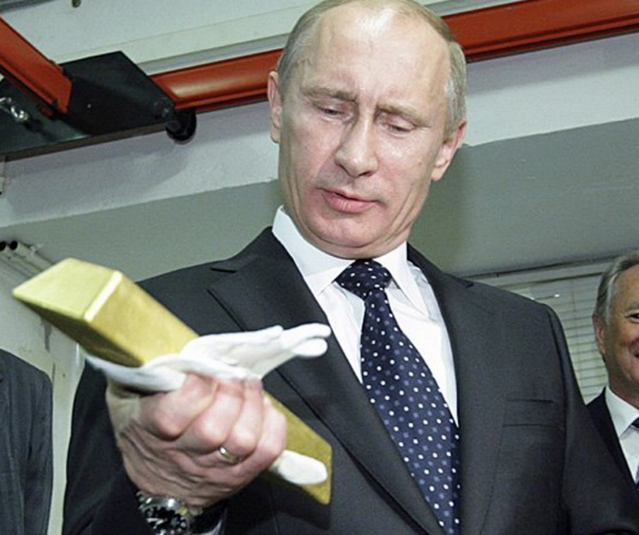 imagen 1 de El Banco Central de Rusia compra oro para diversificar.