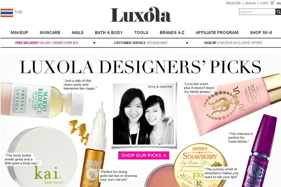 El Grupo LVMH compra Luxola a través de Sephora. 