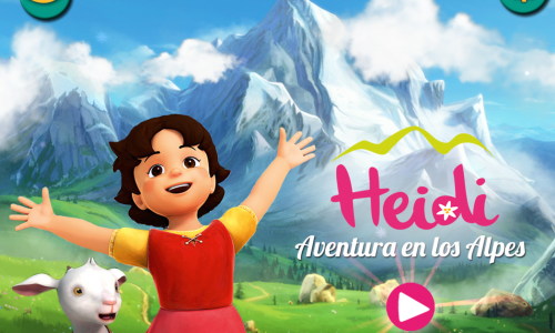 Vuelve Heidi con una aventura en los Alpes para tableta.