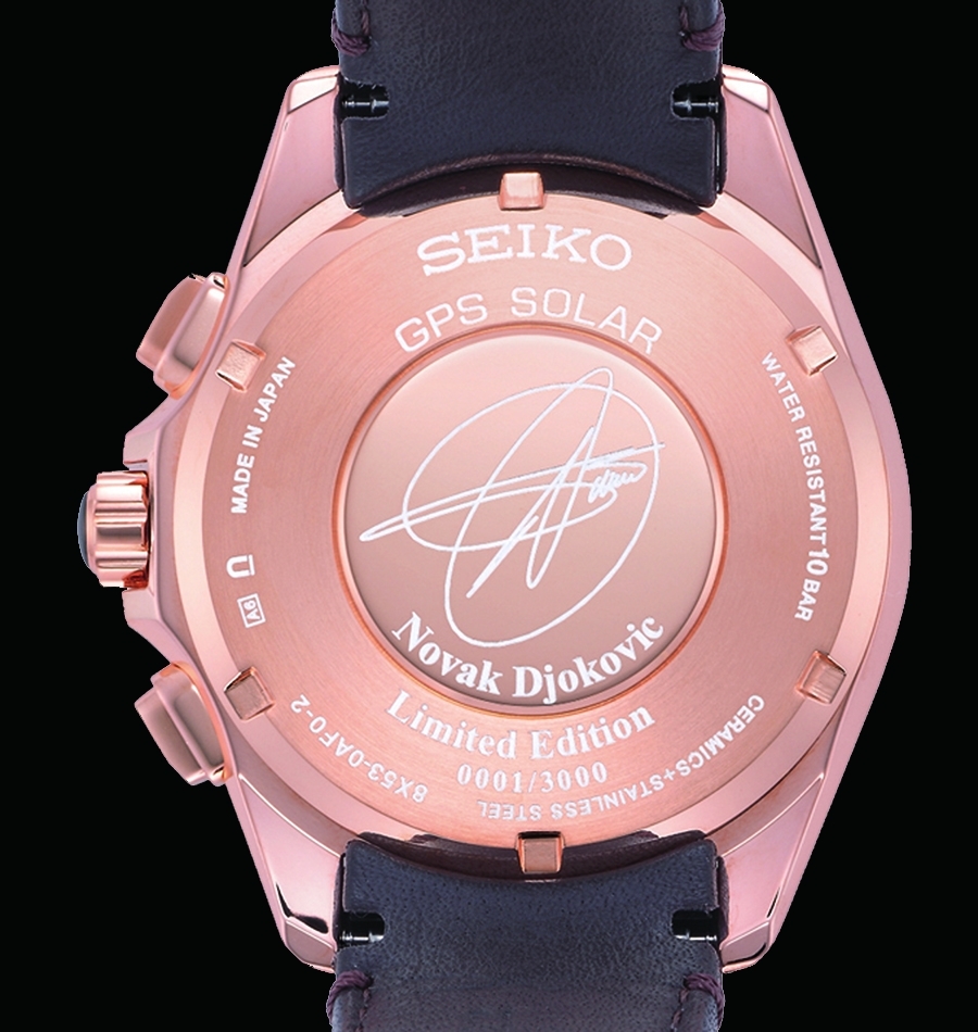 imagen 3 de El nuevo reloj Seiko de Novak Djokovic.