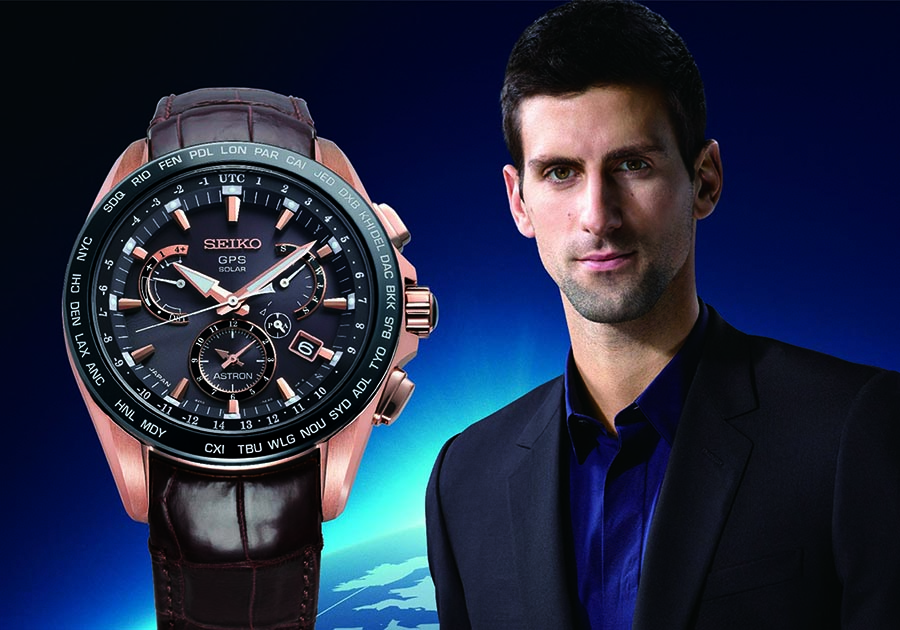 imagen 2 de El nuevo reloj Seiko de Novak Djokovic.