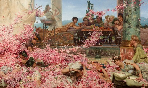 Las rosas de Heliogábalo. Lawrence Alma-Tadema.