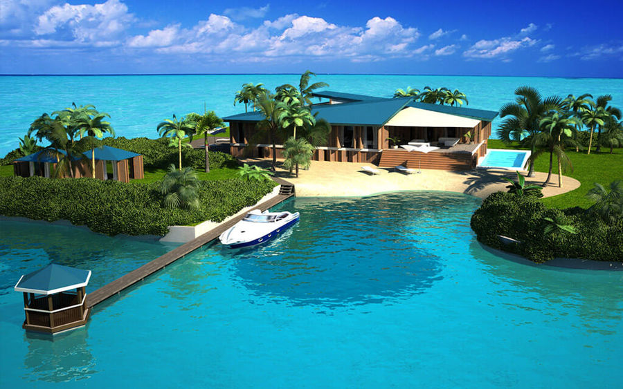 imagen 1 de Lo más trendy: vivir en una isla privada hecha a tu medida.