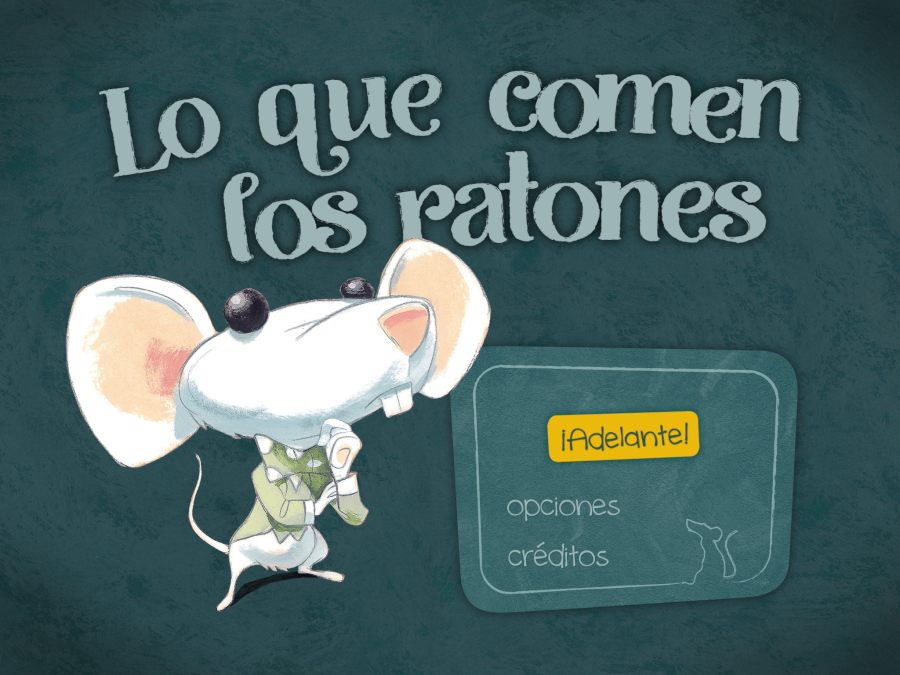 imagen 2 de Lo que comen los ratones, un cuento-app para leer en tablet.