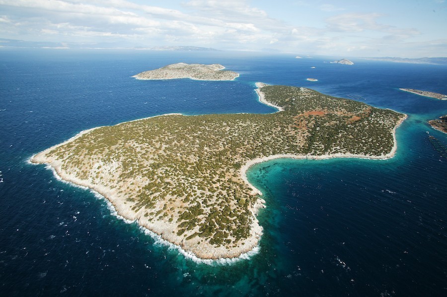 Isla Agios Thomas, Golfo Sarónico, Grecia.