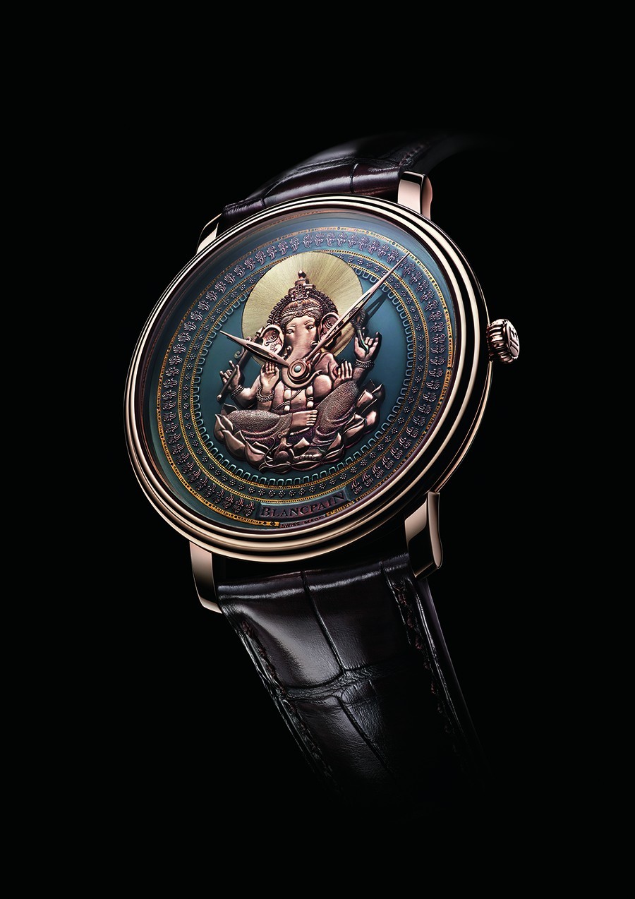 Premio Oficios Artesanos Esfera del reloj Villeret Shakudō de Blancpain. 
