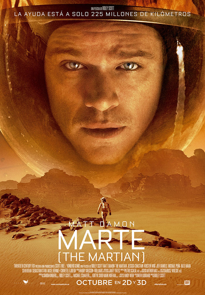 imagen 1 de Marte (The Martian). Ridley Scott vuelve al espacio y esta vez acierta.