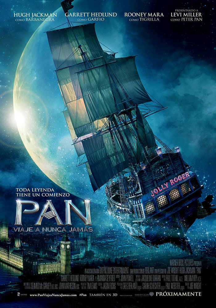 imagen 1 de Pan (Viaje a Nunca Jamás). O como Peter Pan aprendió a volar.