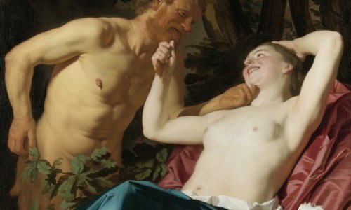 El Rijksmuseum recibe ‘El sátiro y la ninfa’ de Gerard van Honthorst.