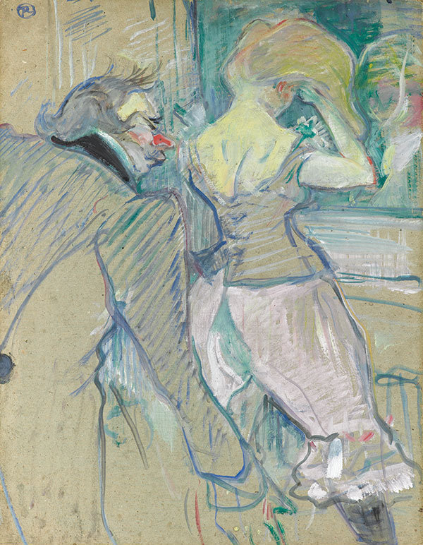 À Armenonville, en cabinet particulier. Toulouse Lautrec