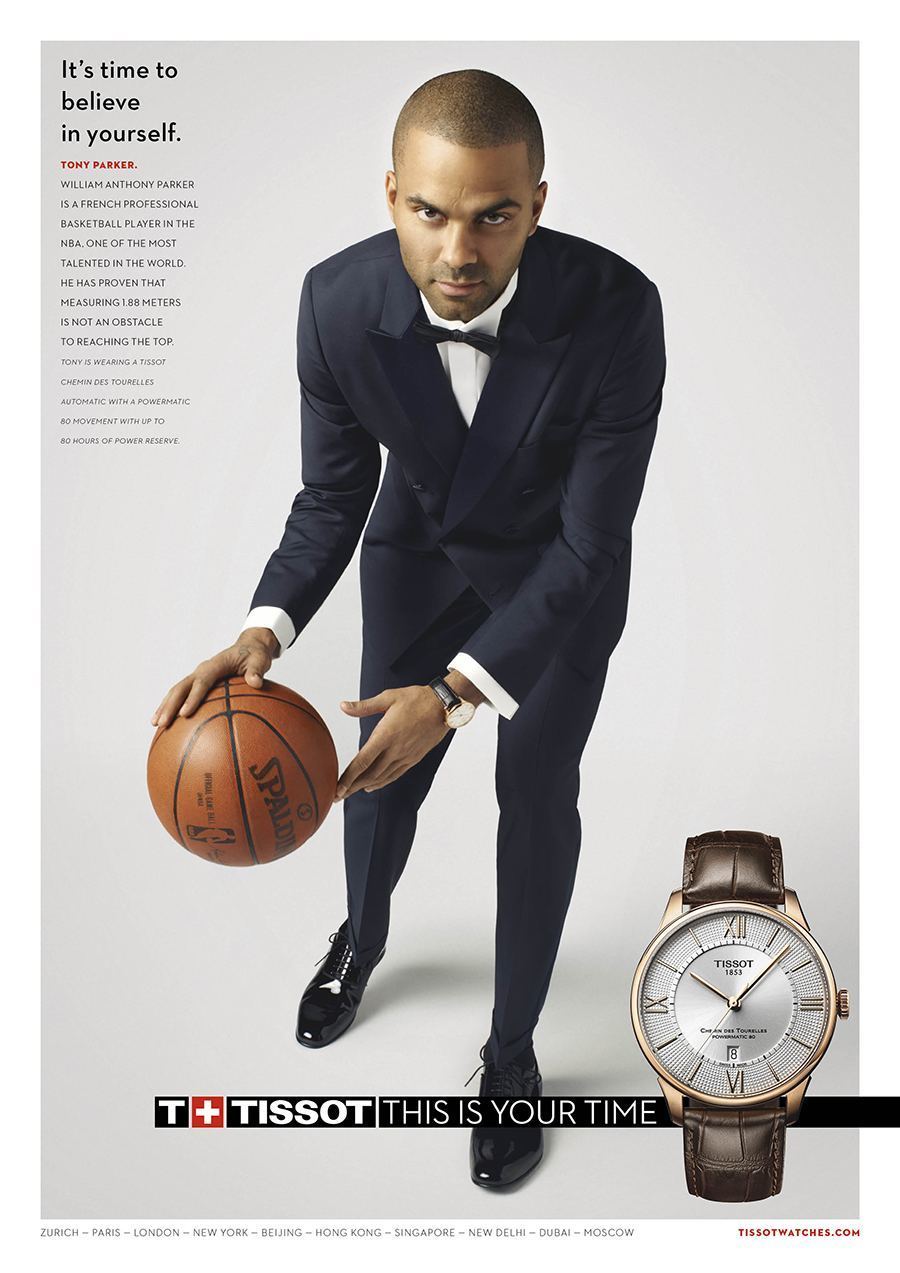 imagen 8 de Tissot, This is Your Time, con Tony Parker.