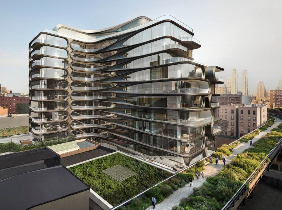 imagen 1 de El último edificio en Nueva York de Zaha Hadid.