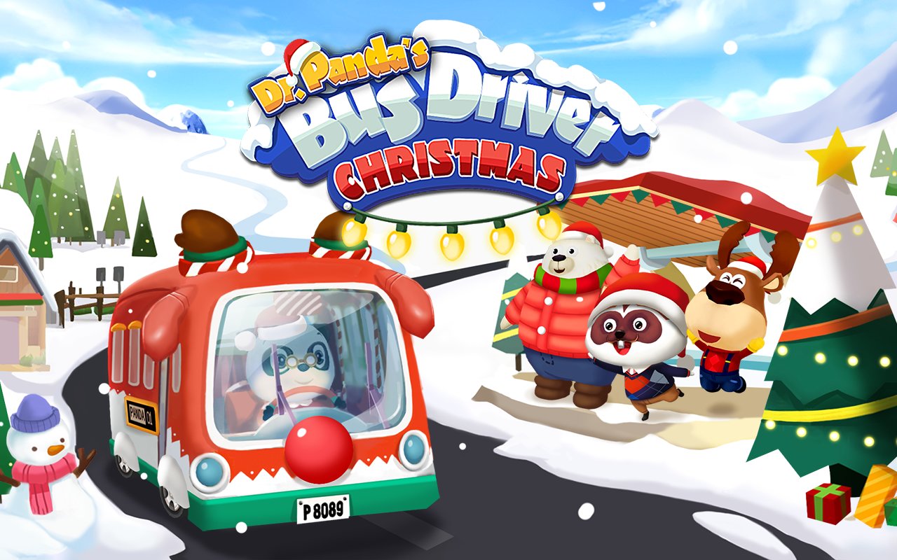 imagen 1 de El autobús navideño de Dr Panda.