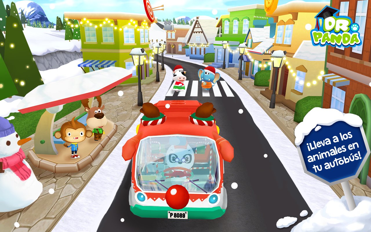 imagen 3 de El autobús navideño de Dr Panda.