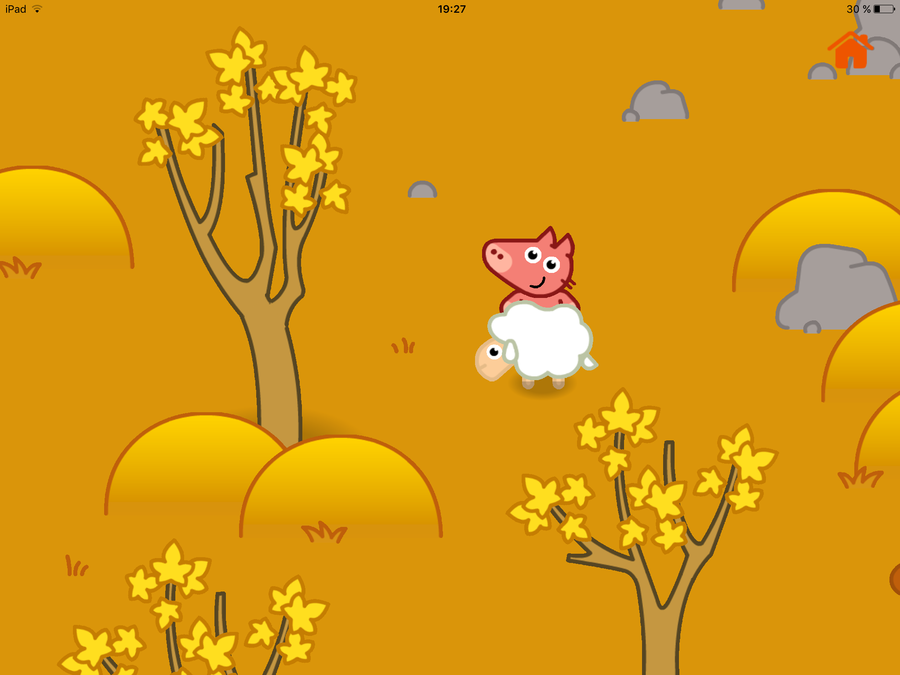 imagen 1 de Jugando a pastores con la app infantil Pango Sheep.