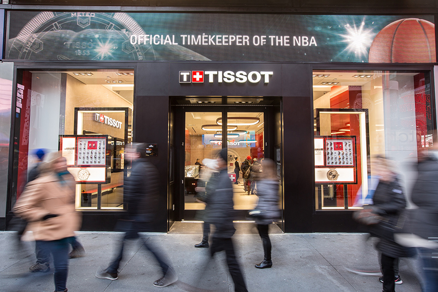 imagen 3 de Tissot abre una boutique en Time Square.