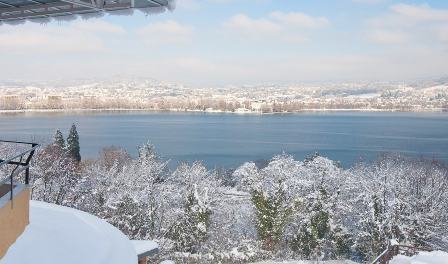 imagen 4 de Bienestar con vistas al lago Annecy en los Alpes: el hotel Les Trésoms.