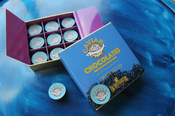 imagen 2 de Chocolate belga y caviar español, el nuevo bombón VIP.