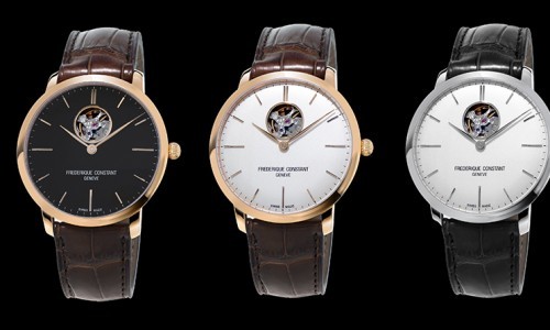 Frédérique Constant muestra su corazón en tres relojes clásicos.