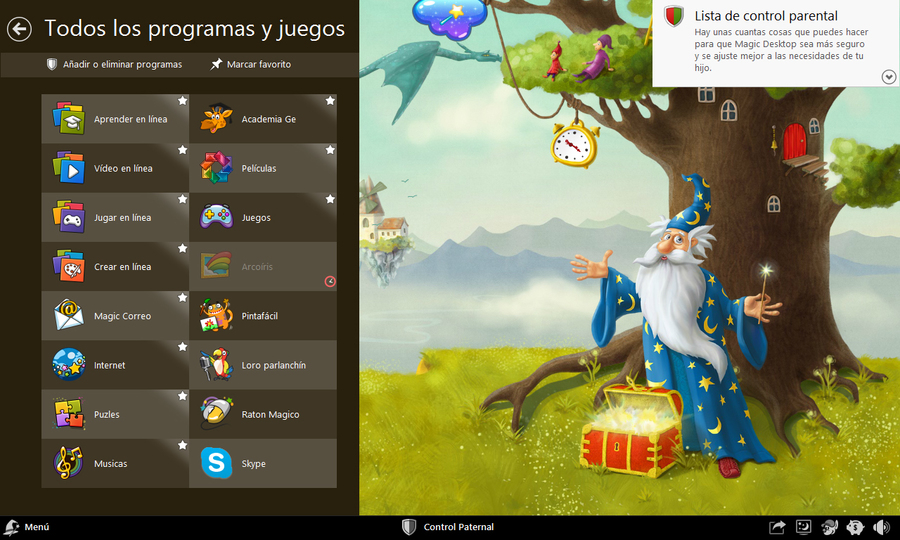 imagen 4 de Magic Desktop, un sistema operativo seguro y divertido para niños.