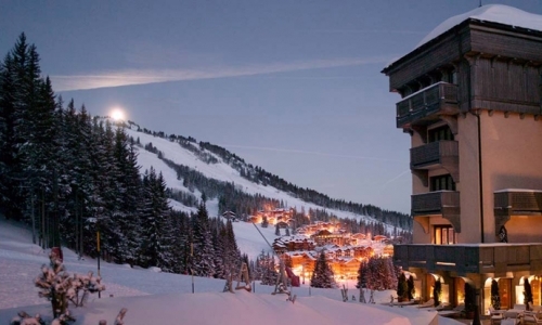 Relajación alpina en las torres de Courchevel.