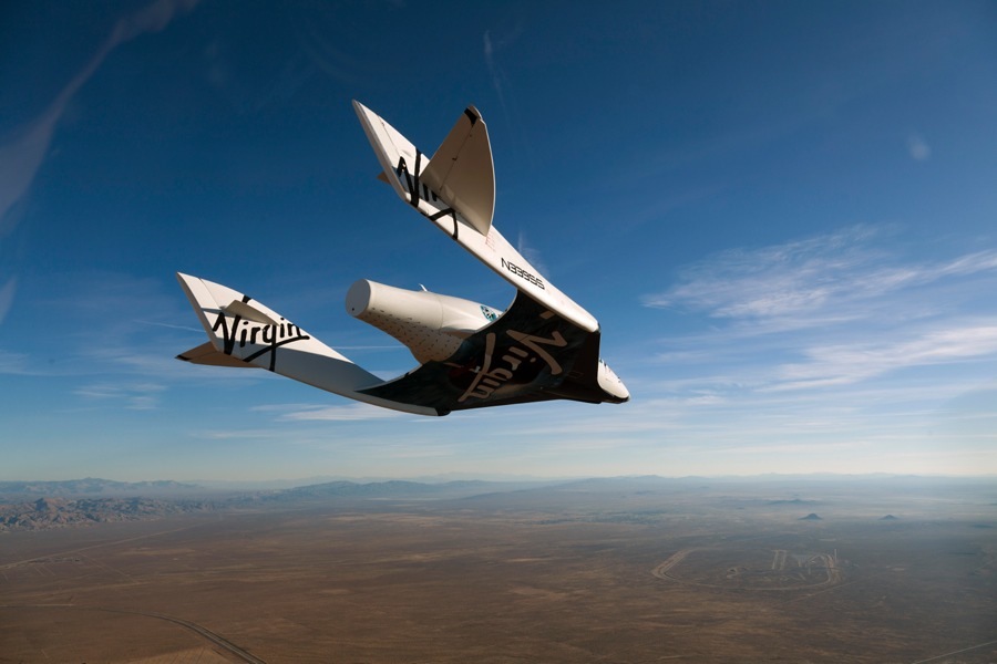 imagen 1 de Virgin Galactic, la primera nave comercial que volará al espacio.