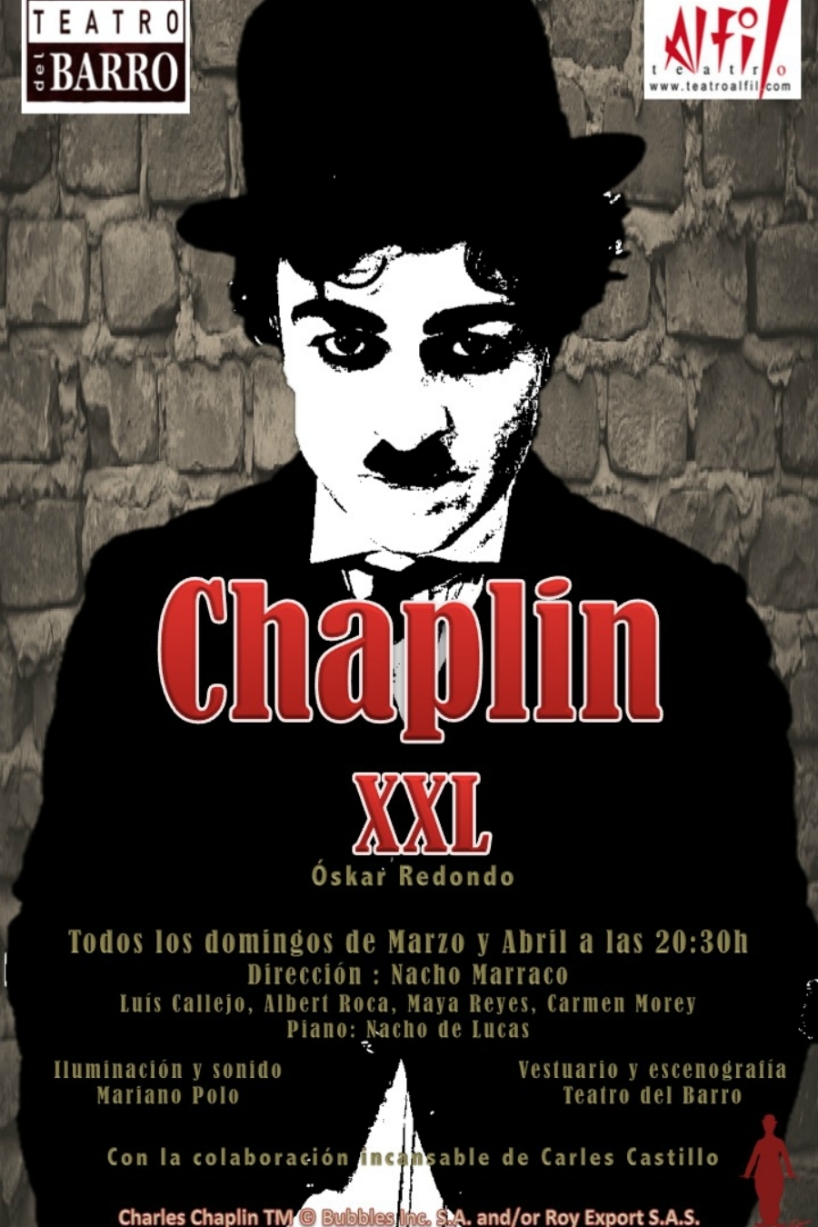 imagen 11 de Teatro del Barro regresa a Madrid con ‘Chaplin XXL’.