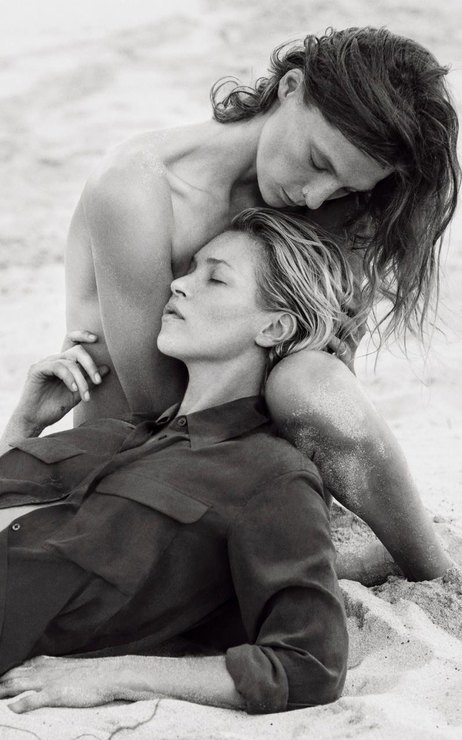 imagen 9 de Equipment desnuda a Kate Moss y a Daria Werbowy.