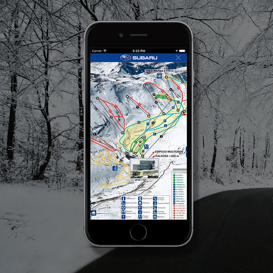 imagen 2 de Una app para tener las estaciones de esquí en la palma de la mano.