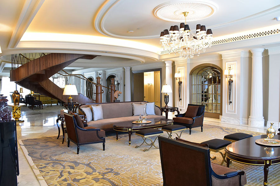 imagen 6 de Una suite de 18.000 €/noche en el St. Regis de Dubái.