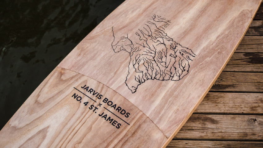 imagen 9 de Una tabla de madera de cerezo, cedro y abeto, para amantes del paddel surf.
