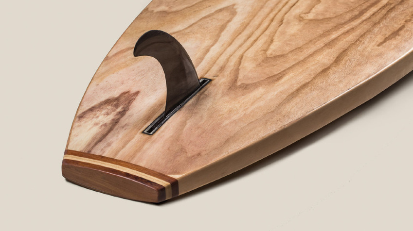 imagen 12 de Una tabla de madera de cerezo, cedro y abeto, para amantes del paddel surf.