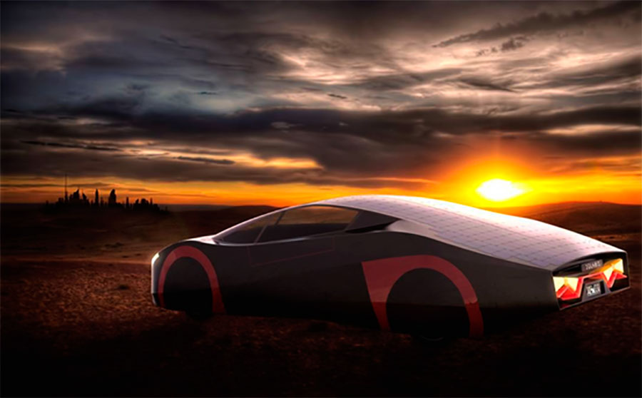 imagen 2 de The Immortus: el coche solar con el que habría soñado Mad Max.