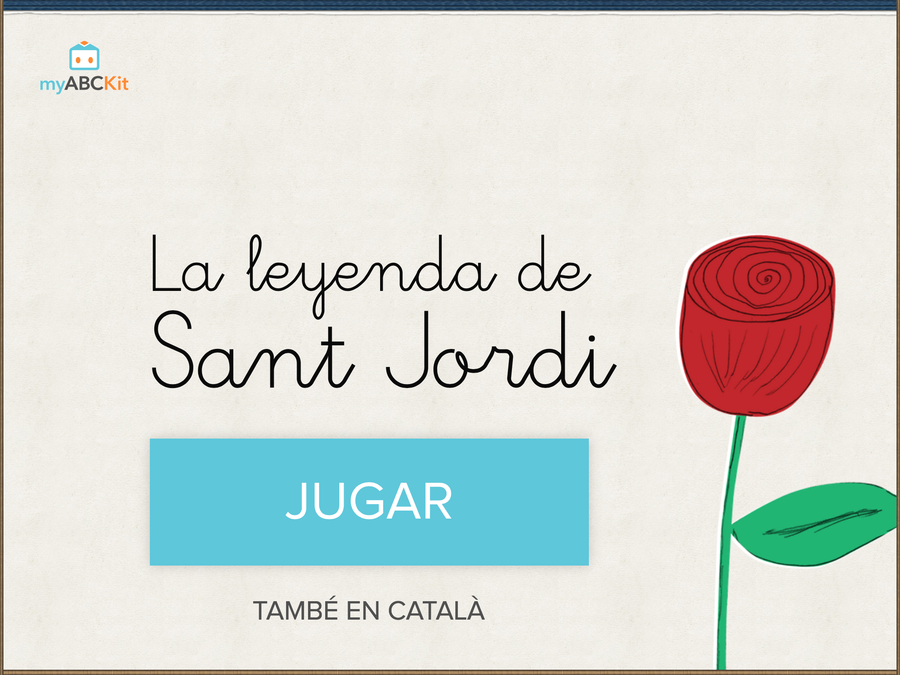 imagen 1 de Una app de la leyenda de San Jordi creada por niños.