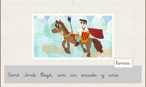 Una app de la leyenda de San Jordi creada por niños.