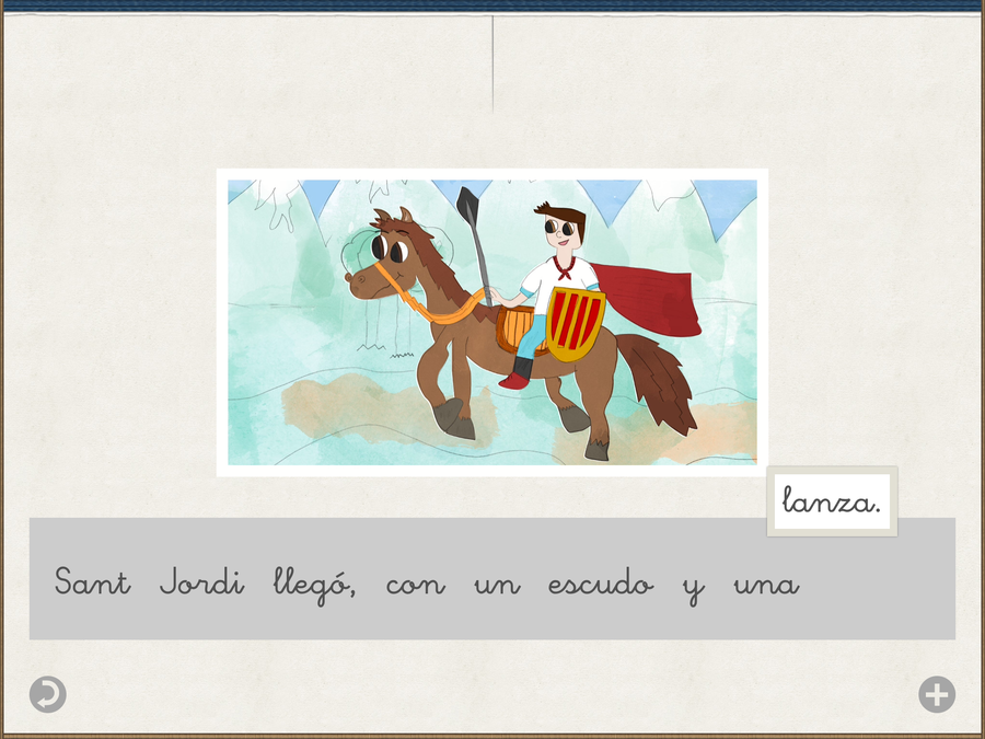 imagen 4 de Una app de la leyenda de San Jordi creada por niños.