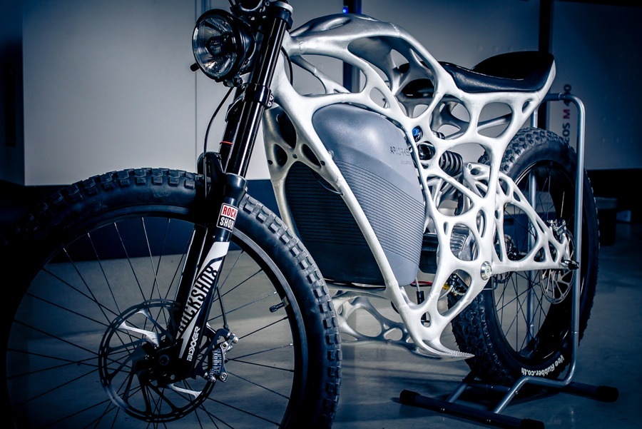 imagen 2 de Light Rider, la primera motocicleta del mundo impresa en 3D.