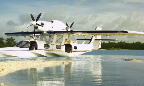 Un avión anfibio para dominar la Tierra.