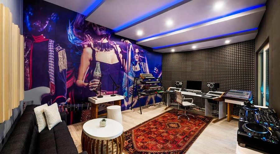 imagen 2 de Una suite como un estudio de grabación.