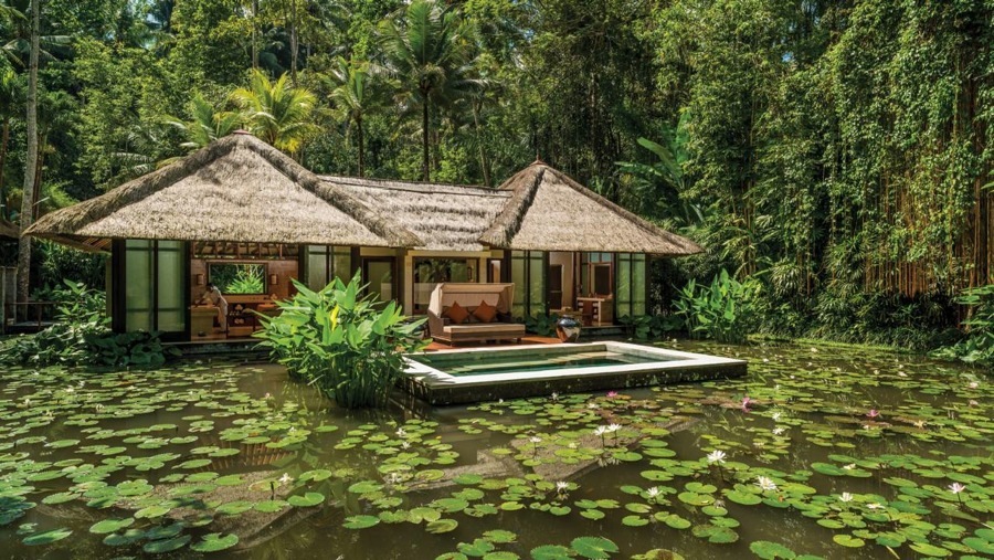 imagen 5 de Uno de los hoteles más espectaculares del mundo está en una granja balinesa.